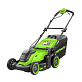 Газонокосилка аккумуляторная GREENWORKS GD40LM411K5 1х5Ah 2521007UG