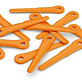 Набор пластмассовых ножей к PolyCut 12шт New STIHL 4002 007 1000