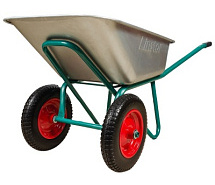 Тачка строительная 2-х колесная полиуретановые колеса LINSTOR 32.110.240 PROFI