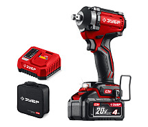 Гайковерт ударный аккумуляторный LMS ЗУБР ГБУ-500-41 1х4Ah