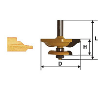 Фреза фигерейная горизонтальная двухсторонняя ф79.4мм хв.12мм ЭНКОР 