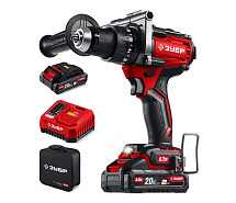 Дрель-шуруповерт ударная аккумуляторная LMS ЗУБР ДБУ-165-22 2х2Ah