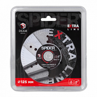 Круг алмазный 125x1,4x10x22 DIAM SPIDER EXTRA LINE 000717