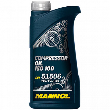 Масло для компрессоров минеральное 1л Compressor OIL ISO 100  MANNOL