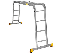 Лестница-трансформер алюминиевая 4х4 АЛЮМЕТ Т444