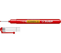 Маркер перманентный для отверстий 0,7-1мм красный ЗУБР КОЛИБРИ-20 06328-3
