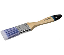 Кисть плоская искусственная 38мм деревянная ручка ЗУБР Аква-Мастер 4-01007-038