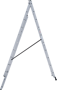 Лестница-стремянка 3-секционная алюминиевая Новая Высота NV1230 3х10