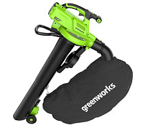 Воздуходув-пылесос аккумуляторный GREENWORKS GD60BVII без АКБ и ЗУ 2409307