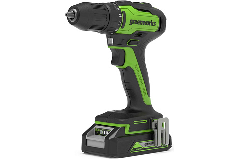Дрель-шуруповерт аккумуляторная GREENWORKS GD24DD35 1х2Ah 3704007СUA