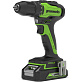 Дрель-шуруповерт аккумуляторная GREENWORKS GD24DD35 1х2Ah 3704007СUA