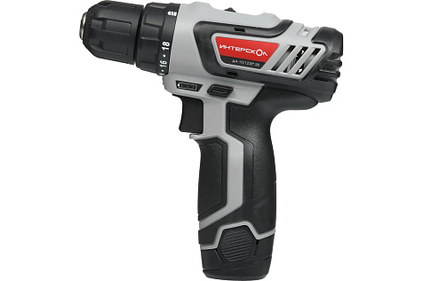 Дрель-шуруповерт аккумуляторная ИНТЕРСКОЛ ДА-10/12ЭР 28 2х2Ah