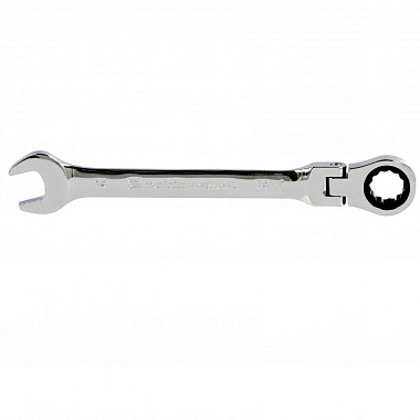 Ключ комбинированный трещоточный с шарниром 14мм MATRIX 14866