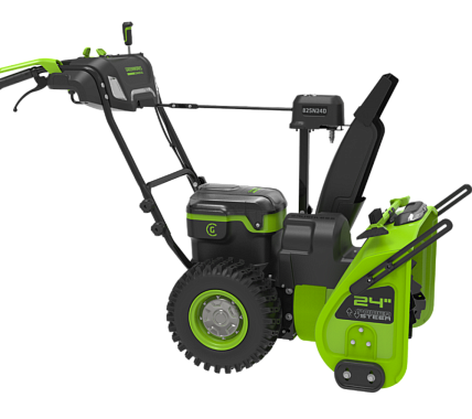 Снегоуборщик самоходный аккумуляторный GREENWORKS GD82ST56 3х8Ah 2602807UF3