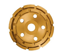 Чашка алмазная сегментная по бетону 2-рядная 180х22мм MATRIX 72998