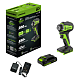Гайковерт ударный аккумуляторный GREENWORKS G24IW200 1х2Ah 3803607CUA