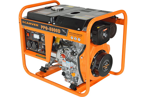 Генератор дизельный CARVER PPG-5000D
