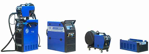 Полуавтомат сварочный AURORA SKYWAY 350 DUAL PULSE с водяным охлаждением и выносным механизмом