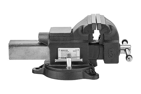 Тиски слесарные 125мм поворотные с наковальней DENZEL BVH-125 18684