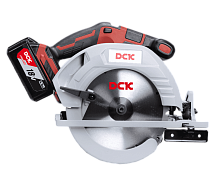 Пила дисковая аккумуляторная DCK KDMY02-185 2x4Ah