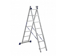 Лестница-стремянка 2-секционная алюминиевая 2х7 АЛЮМЕТ H2 5207