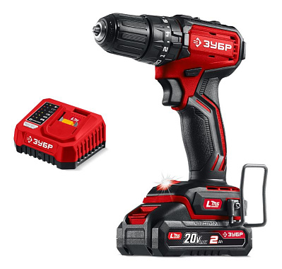 Дрель-шуруповерт ударная аккумуляторная LMS ЗУБР ДБУ-45-21 1х2Ah