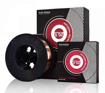 Проволока омедненная 1мм 5кг TOP WELD ER70S-6