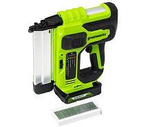 Нейлер аккумуляторный GREENWORKS GD24BN 1x2Ah 3400707CUA