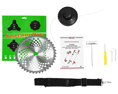 Триммер аккумуляторный BRAIT BCBC 20-4NMBL 2х4Ah