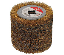 Щетка шлифовальная 120х100х19мм ELITECH HD стальная латунированная