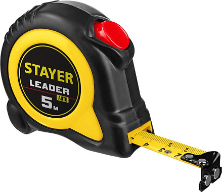 Рулетка 5м х 25мм с автостопом STAYER Leader 3402-5_z02