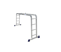 Лестница-трансформер алюминиевая 4х4 (облегченная) АЛЮМЕТ ТL4044