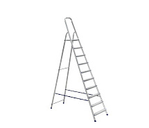 Стремянка алюминиевая 10 ступеней АЛЮМЕТ AM710