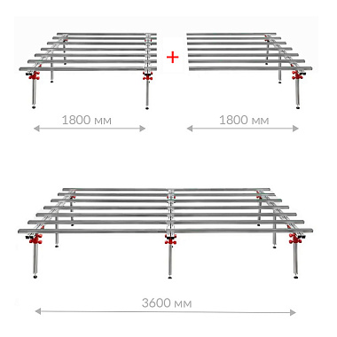 Стол для крупноформатных плит 3600х1500х720 DIAM EX-360 600125