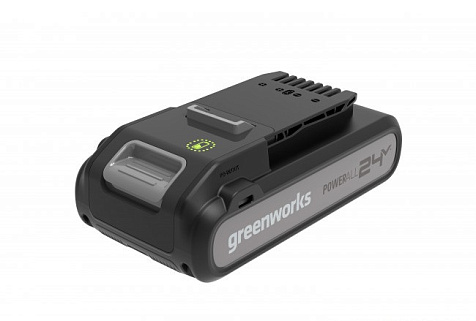 Аккумулятор 24V 4Ah с 2 USB разъемами GREENWORKS G24B4+ 2940407