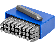 Клейма буквенные латинские от A до Z 27шт 6мм ЗУБР 21505-06_z01