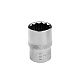 Головка торцевая 12-гранная 1/2" 19мм CrV STELS 13665