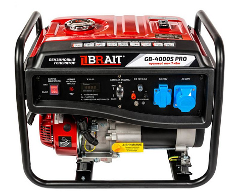 Генератор бензиновый BRAIT GB-4000S PRO