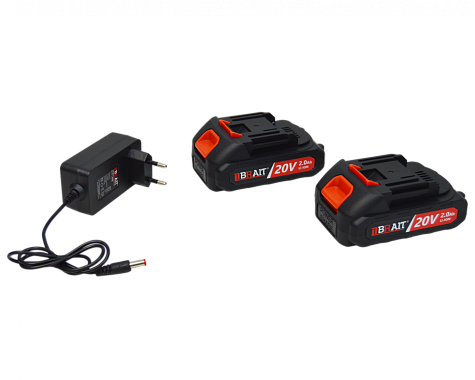 Пила цепная аккумуляторная BRAIT BCHS 20-2NM-1 2х2Ah