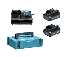 Набор: BL 1016B 12V 1,5Ah Li-ion 2шт + DC 10SB MAKITA MKP1SY122 197652-7