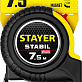 Рулетка 7,5м х 25мм обрезиненная STAYER STABIL 34131-075_z02