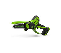 Пила цепная аккумуляторная GREENWORKS GD24CSMNXK4 1х4Ah 2008707UB