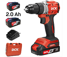 Дрель-шуруповерт аккумуляторная ударная DCK KDJZ2060i 2х2Ah