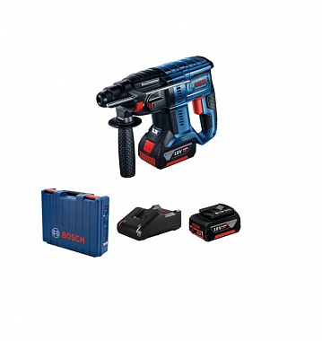 Перфоратор аккумуляторный BOSCH GBH 180LI 2х4,0Ah SDS plus 0611911121