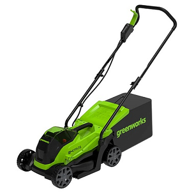 Газонокосилка аккумуляторная GREENWORKS GD24LM33K2 1х2Ah 2516107UA