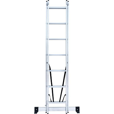 Лестница-стремянка 2-секционная алюминиевая Новая Высота NV1220 2х7