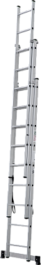 Лестница-стремянка 3-секционная алюминиевая Новая Высота NV1230 3х9