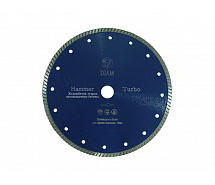 Круг алмазный TURBO по железобетону 125х2,0х10,0х22 DIAM Hammer H10  (снято с произ-ва)