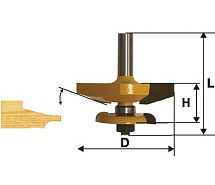 Фреза фигерейная горизонтальная двухсторонняя ф79.4мм хв.12мм ЭНКОР 