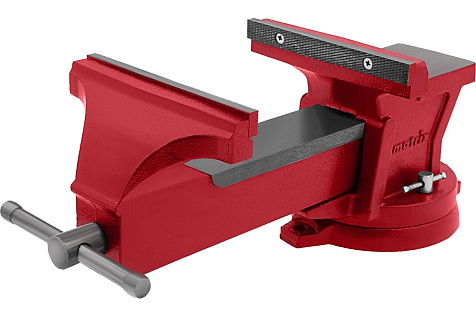 Тиски слесарные 200мм поворотные с наковальней MATRIX 18603